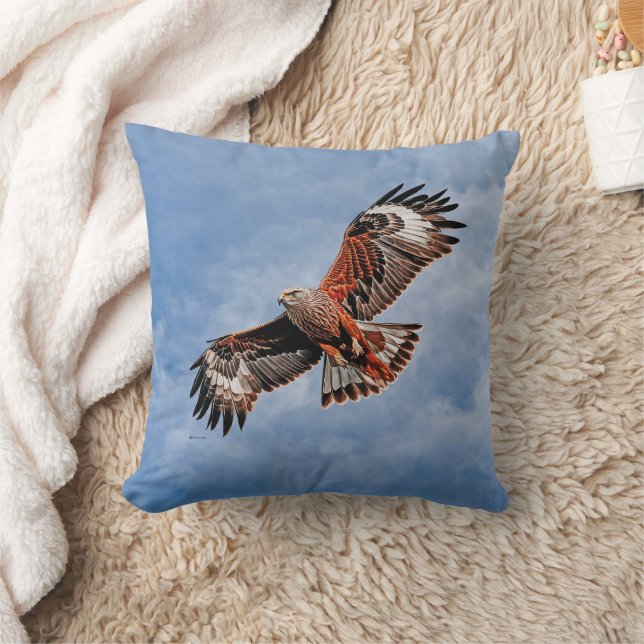 Soaring Red Kite Kissen (Decke)