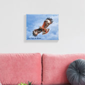 Soaring Red Kite Leinwanddruck (Insitu (Wohnzimmer))