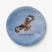 Soaring Red Kite Pappteller (Vorderseite)
