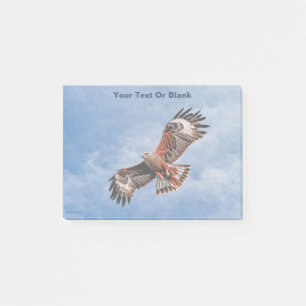 Soaring Red Kite Post-it Klebezettel