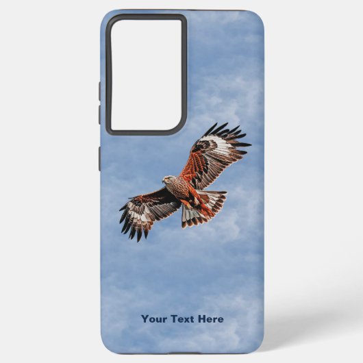 Soaring Red Kite Samsung Galaxy Hülle (Rückseite)