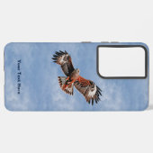 Soaring Red Kite Samsung Galaxy Hülle (Rückseite (Horizontal))