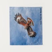 Soaring Red Kite Wandteppich (Vorderseite)