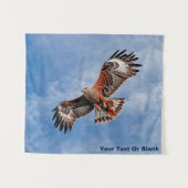 Soaring Red Kite Wandteppich (Vorderseite (Horizontal))
