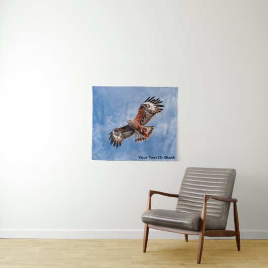Soaring Red Kite Wandteppich (Beispiel (Horizontal))