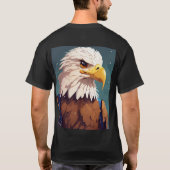 Soaring Spirit Eagle Little Winged Champion Eagle T-Shirt (Rückseite)