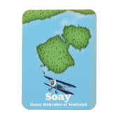 Soay Inner Hebrides of Scotland Map Magnet (Vertikal)