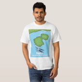 Soay Inner Hebrides of Scotland Map T-Shirt (Vorne ganz)