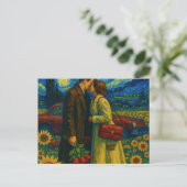 sob uma musa estrelada - under a starry muse postkarte (Stehend Vorderseite)