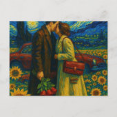 sob uma musa estrelada - under a starry muse postkarte (Vorderseite)