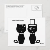 Soba-chan & Udon-kun Postcard Postkarte (Vorne/Hinten)