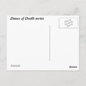 Sobald der alte Narr seinen Wein getrunken hat Postkarte (Rückseite)