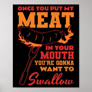 Sobald du mein Fleisch in deinen Mund getan hast Poster