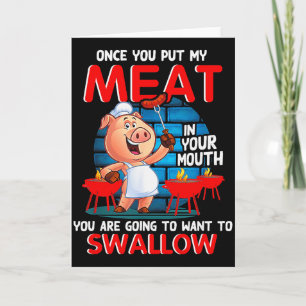 Sobald du mein Fleisch in deinen Mund steckst, lus Karte