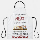 Sobald du mein Fleisch in den Mund gelegt hast. Schürze (Vorderseite)