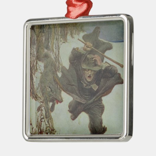 Sobald es Doktor Wilkinson jagte Ornament Aus Metall (Links)