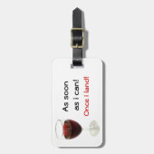 sobald ich Gepäckanhänger kann (Vorderseite vertikal)