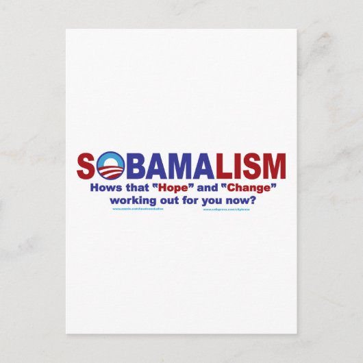 SOBAMALISMUS POSTKARTE (Vorderseite)