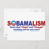 SOBAMALISMUS POSTKARTE (Vorne/Hinten)