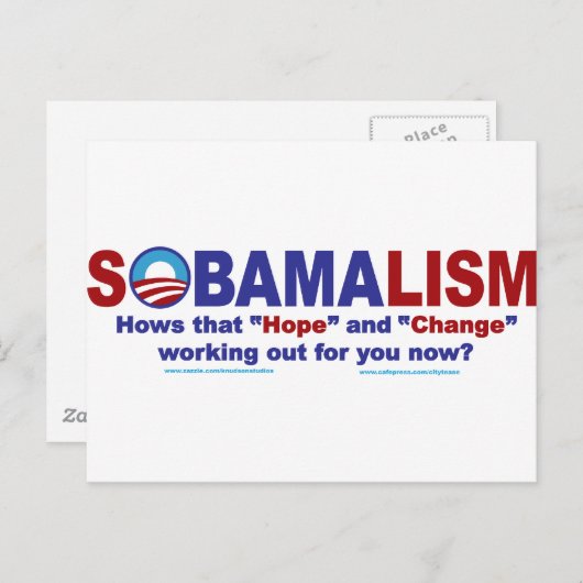 SOBAMALISMUS POSTKARTE (Vorne/Hinten)