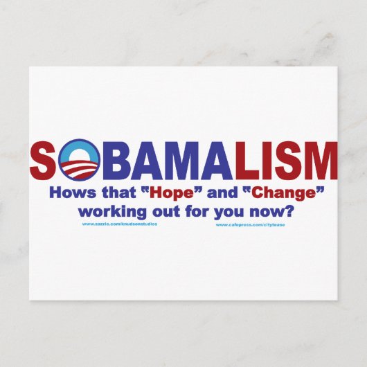SOBAMALISMUS POSTKARTE (Vorderseite)