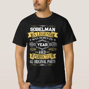 SOBELMAN Eine Legende wurde im Jahr geboren T-Shirt