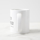 Sober Achiever Black & White Tasse (Rückseite)