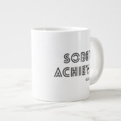 Sober Achiever Black & White Tasse (Vorderseite Rechts)