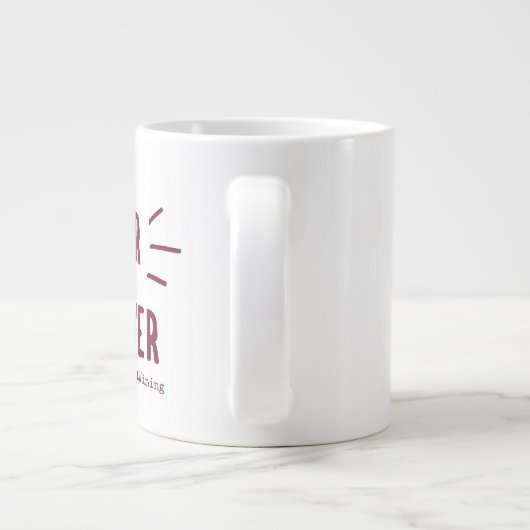 Sober Achiever Jumbo Tasse #1 (Rückseite)