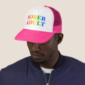 Sober Adult Hat Rainbow Truckerkappe (Beispiel)