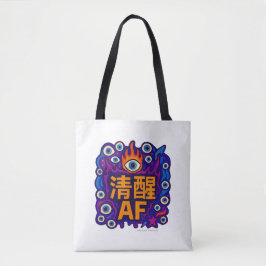 Sober AF - Chinese - Tote Tasche