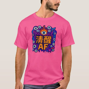 Sober AF - Chinesisch - T-Shirt