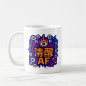 Sober AF - Chinesisch - Tasse (Links)