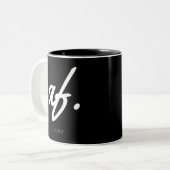 Sober AF - nüchterne Geschenke Männer Frauen Zweifarbige Tasse (Vorderseite Links)