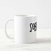 Sober AF Sobriety Funny Coffee Tasse (Links)