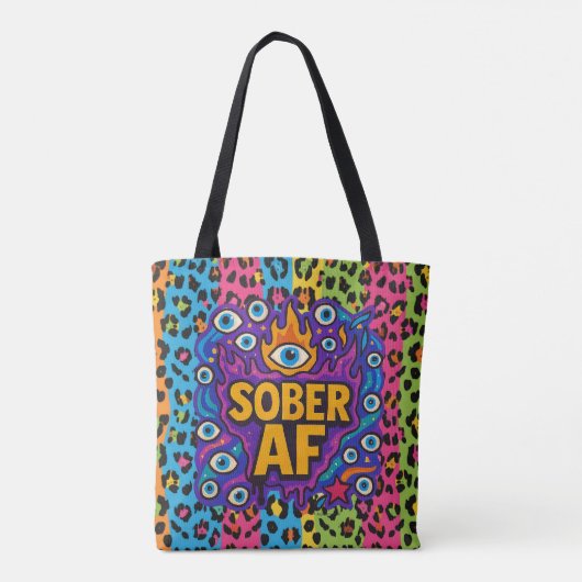 Sober AF -  Tasche (Rückseite)