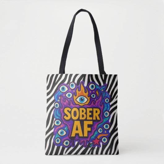 Sober AF -  Tasche (Vorderseite)