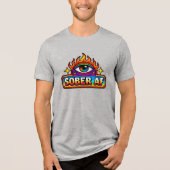 Sober AF -  Tri-Blend Shirt (Vorderseite)