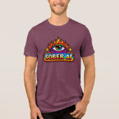 Sober AF -  Tri-Blend Shirt (Vorderseite)