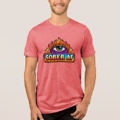 Sober AF - Tri-Blend Shirt (Vorderseite)