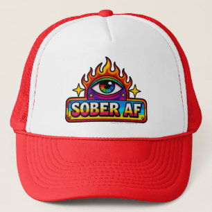 Sober AF - Trucker-Mütze Truckerkappe