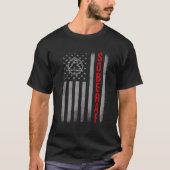 SOBER AF US Flag Support Sobribite Ursache, Erholu T-Shirt (Vorderseite)