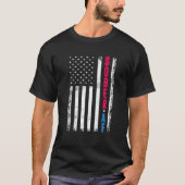 SOBER AF US Flag Support Sobribite Ursache, Erholu T-Shirt (Vorderseite)