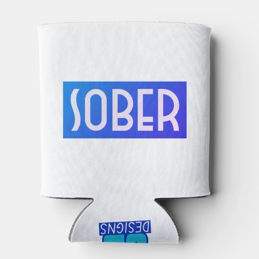 SOBER Blue Dosenkühler (Rückseite)