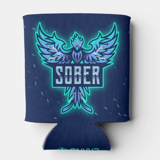 Sober Blue Phoenix Dosenkühler (Rückseite)