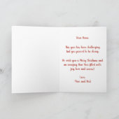 Sober Christmas card, Proud Postcard Dankeskarte (Innenseite)