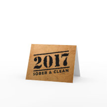 Sober & Clean 2017 (Erholung Geschenke/Abhängigkei