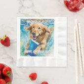 Sober Dog Big Book Recovery | Custom Text Serviette (Beispiel)