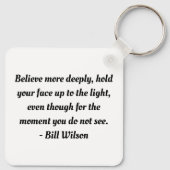 Sober Elephant mit Big Book OM Gebet CUSTOM Schlüsselanhänger (Rückseite)