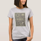 Sober Etted detaillierte Poster-Grafik T-Shirt (Vorderseite)
